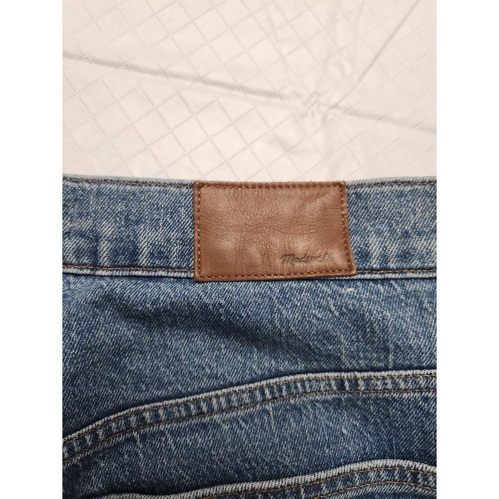 Madewell Jeans Womens 31 Blue The Perfect Vintage High Rise Crop‎ Frayed Hem - Picture 12 of 13